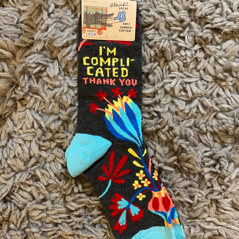 Women’s Patterned Funny Crew Socks